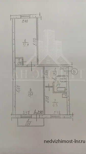ПРОДАМ 2-КОМНАТНУЮ КВАРТИРУ В СТАХАНОВЕ
