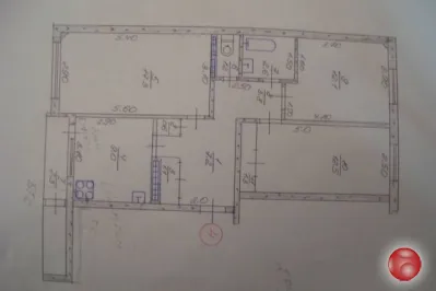 Продам 3-ю квартиру Стаханов ул. К. Либкнехта 96